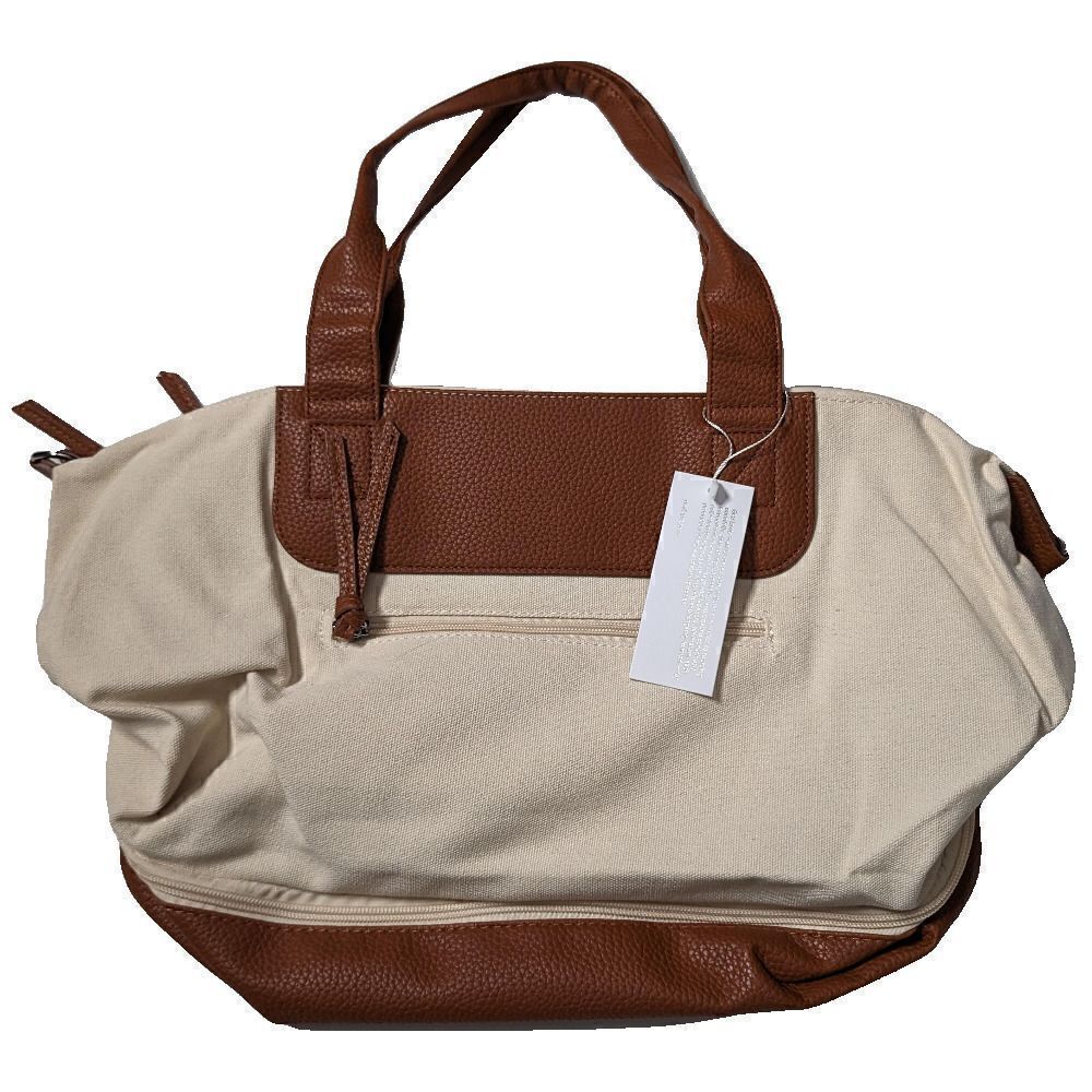 Graf Lantz Carry-On Travel Weekender Tote Bag Tan